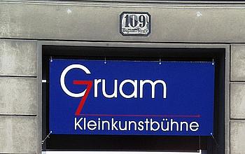 Türschild Kabarett Gruam