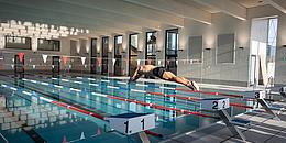 Neue Schwimmhalle im Simmeringer Bad