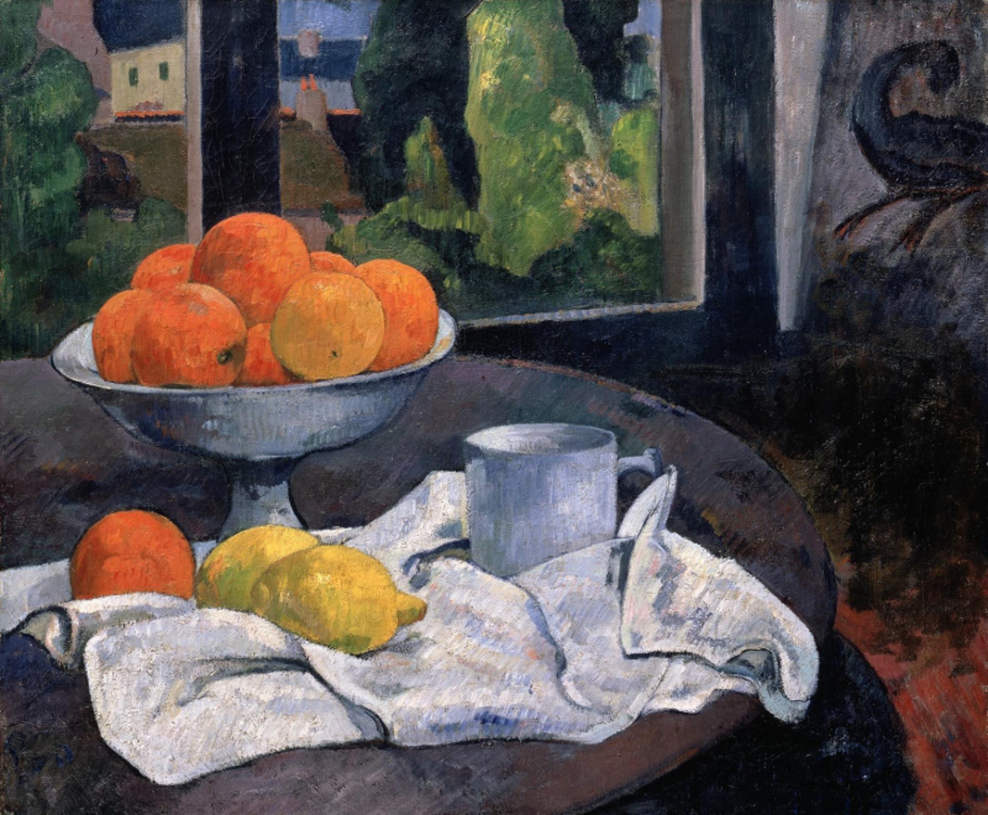 Paul Gauguin, Stillleben mit Früchteschale und Zitronen, um 1889/1890 | Museum Langmatt, Stiftung Sidney und Jenny Brown, Baden, Schweiz