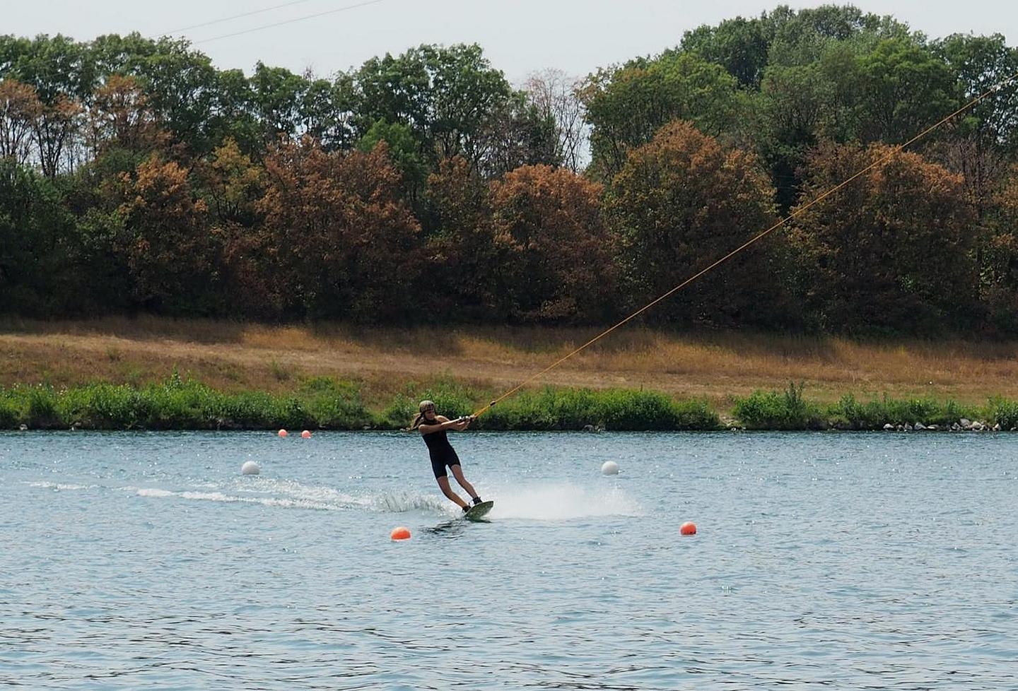 Wake Boarden auf der Donau