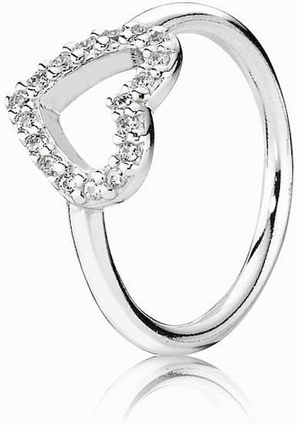 Ring mit Herz aus Sterling Silber