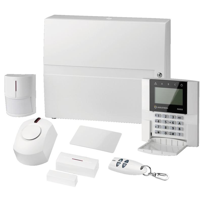 Funkalarmanlagenset Jablotron mit Handsender, Zentrale, Bewegungsmelder