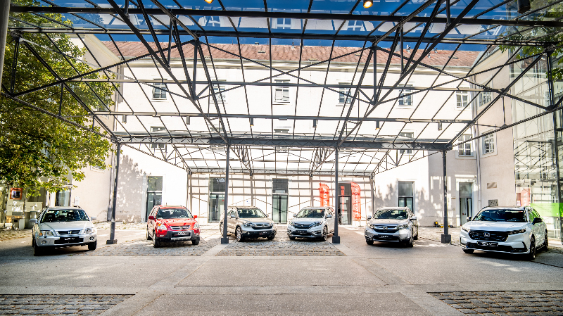 Honda CR-V Modelle aller Generationen – Jubiläumspräsentation 2025