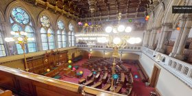 Gemeinderatssitzungssaal im Wiener Rathaus
