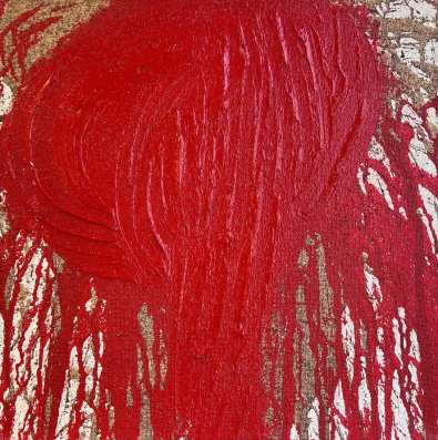 Hermann Nitsch „O. T.“ Schüttbild