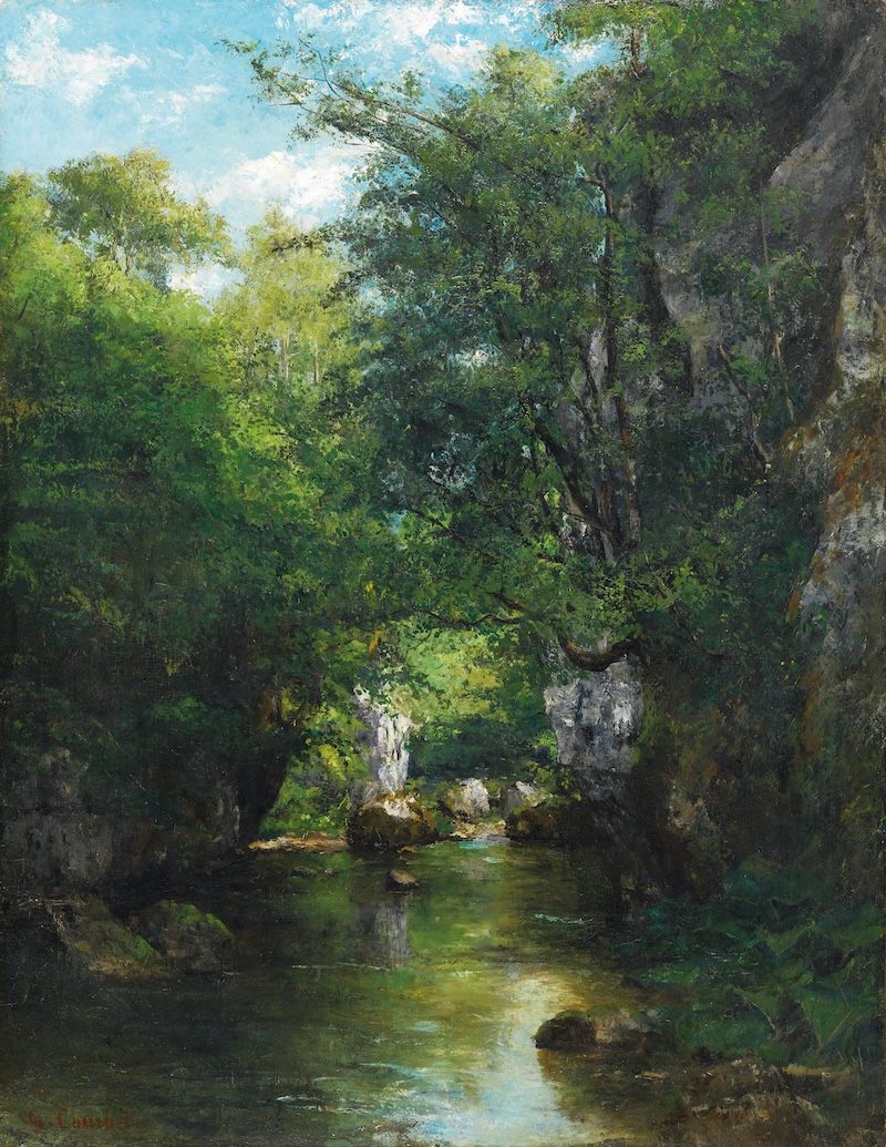 Gustave Courbet - Der Bachlauf der Brême