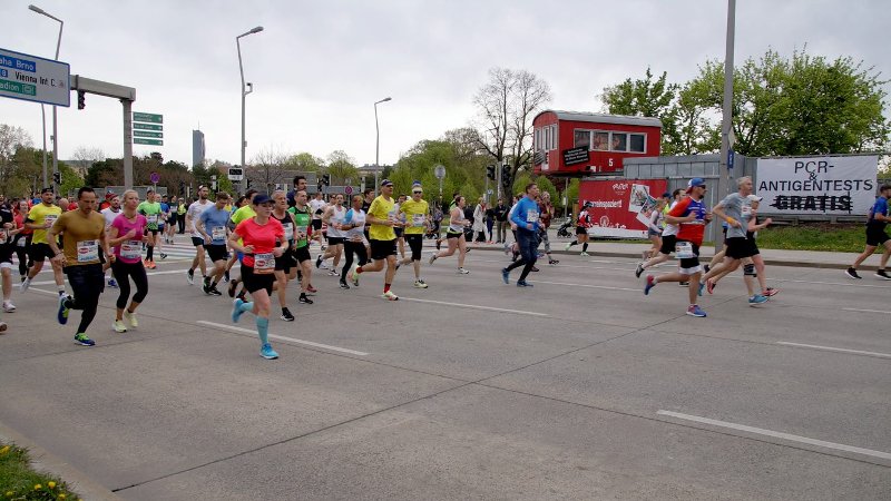 Marathonläufer in Wien