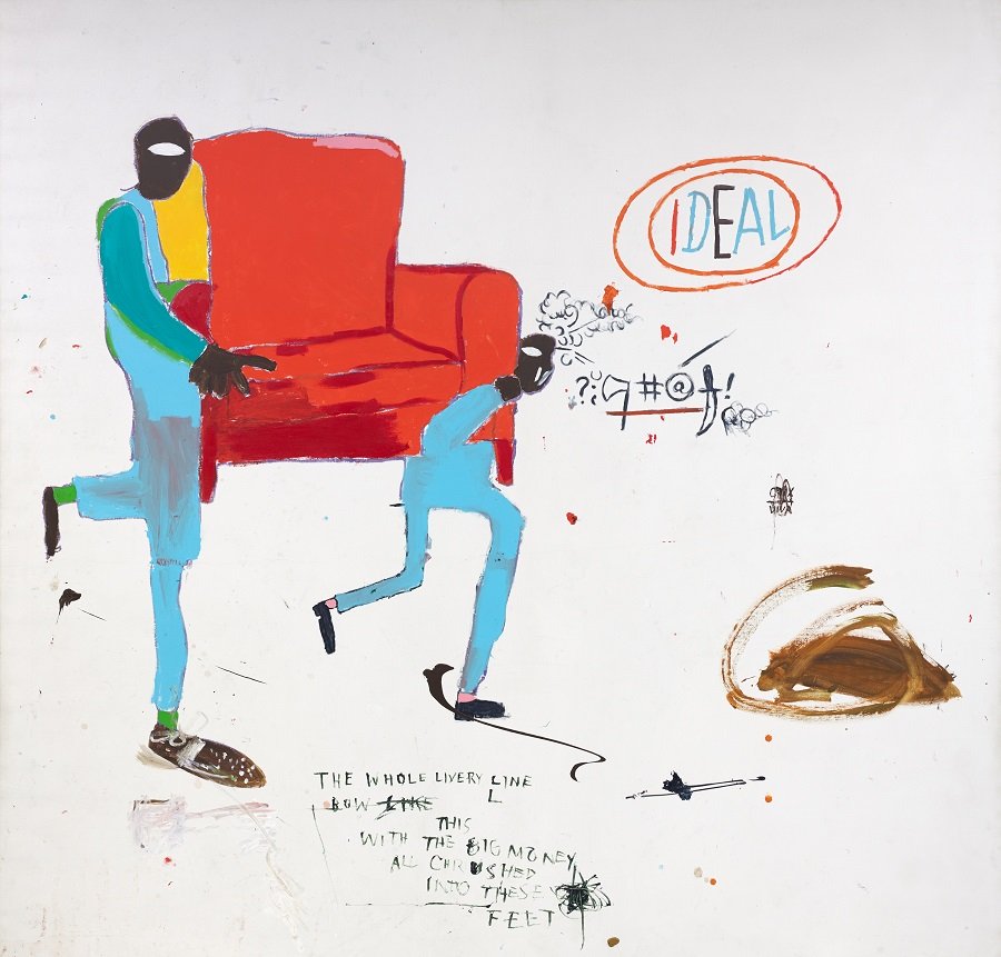 Basquiat Light Blue Movers, 1987