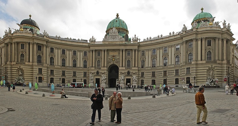 Hofburg Wien Die Hofburg in Wien, ein Touristenhotspot und der Sitz des Bundespräsidenten