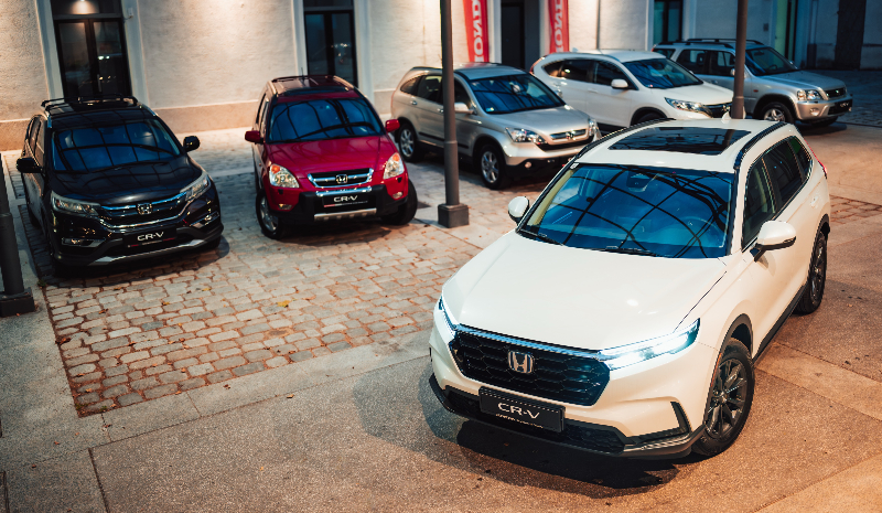 Honda CR-V Jubiläum 2025 – alle Generationen des SUV im Überblick