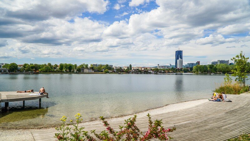 Ufer an der Alten Donau