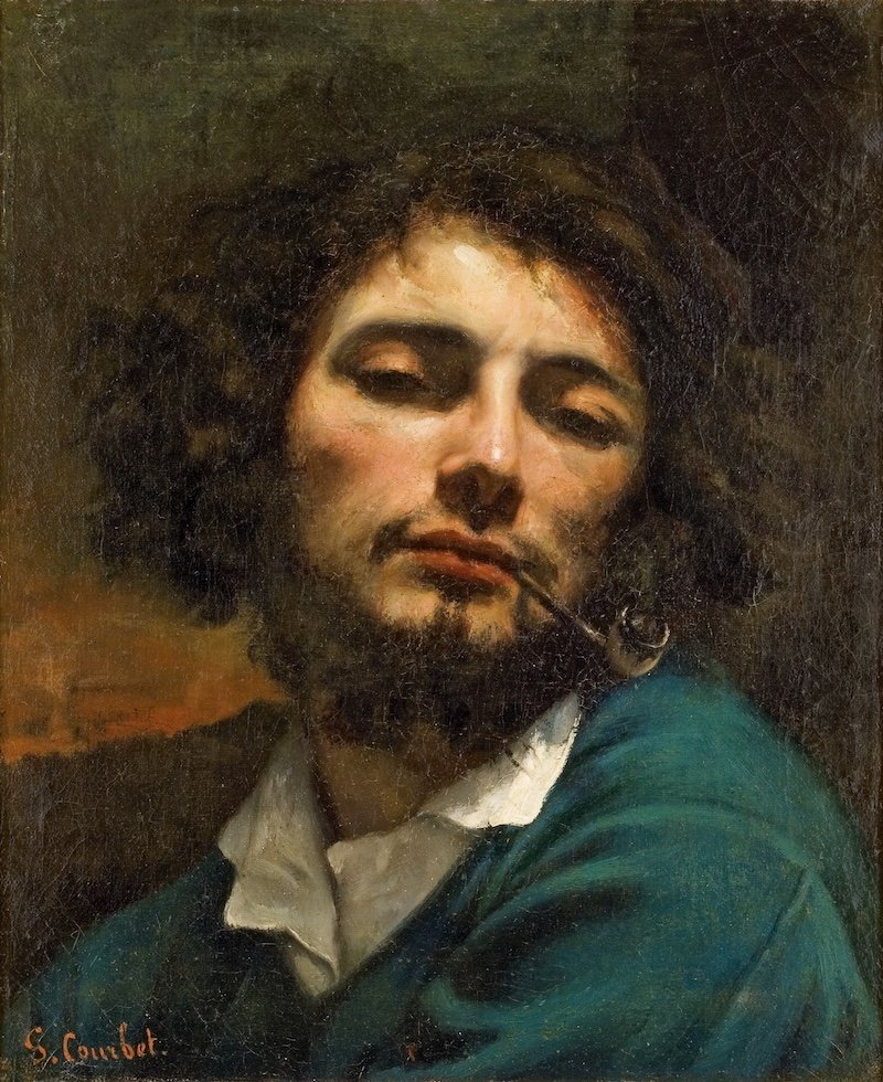 Gustave Courbet - Der Mann mit der Pfeife