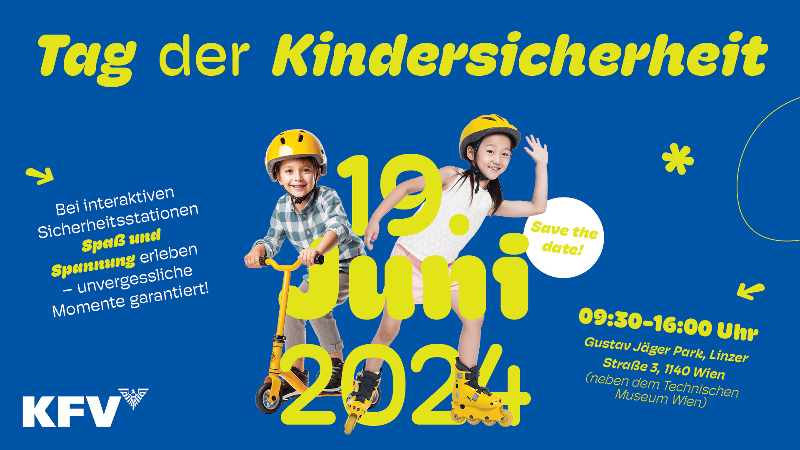 Plakat für den Tag der Kindersicherheit